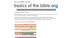 Desktop Screenshot of basicsofthebible.org